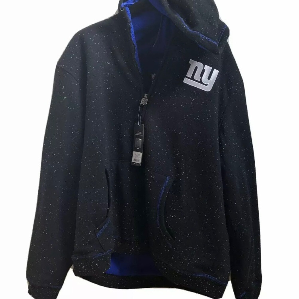 NY Logo Black Performance Hoodie Jacket